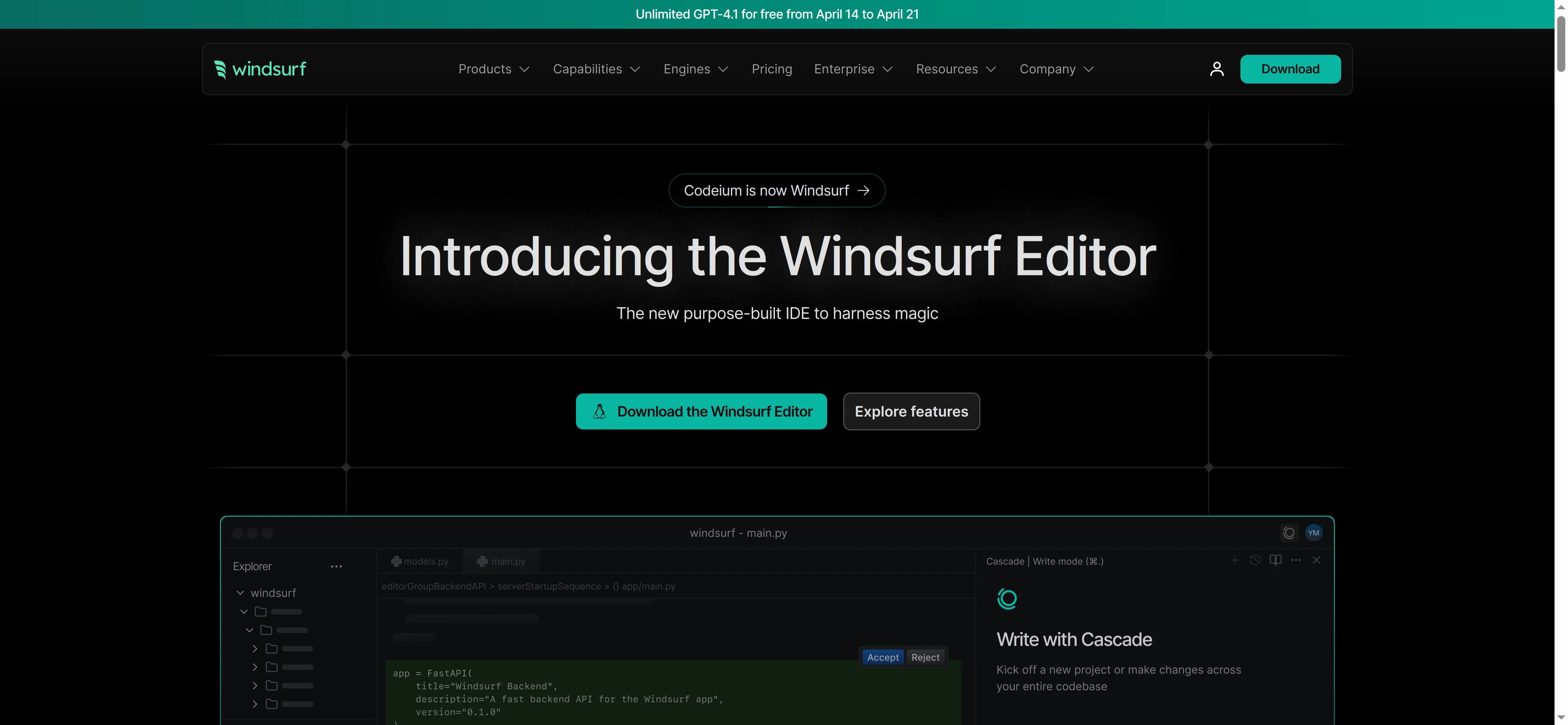 A picture of Codeium