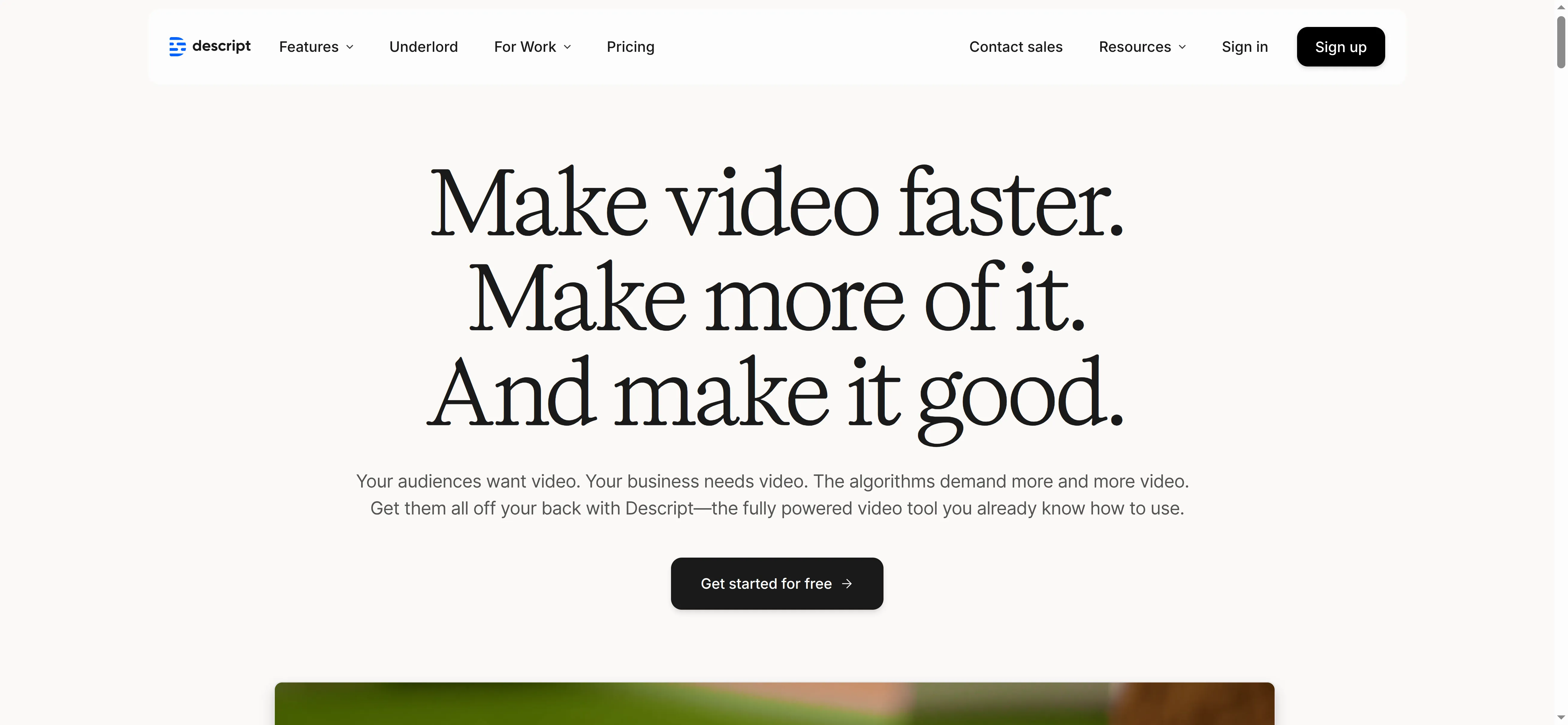 A picture of Descript