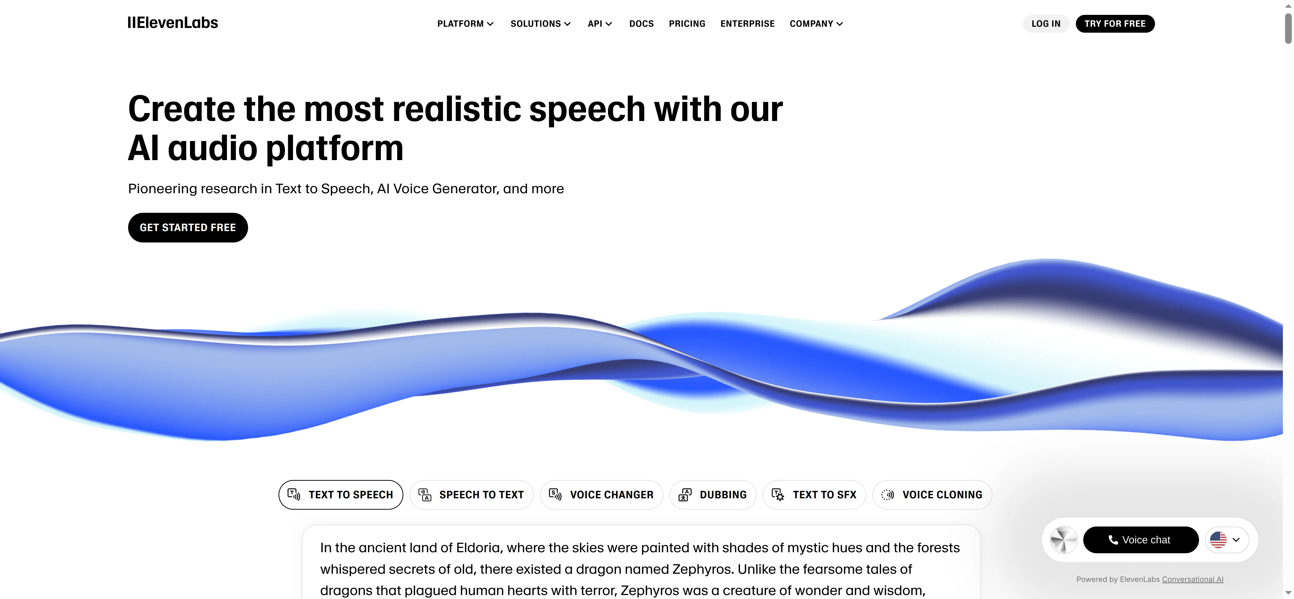 A picture of ElevenLabs