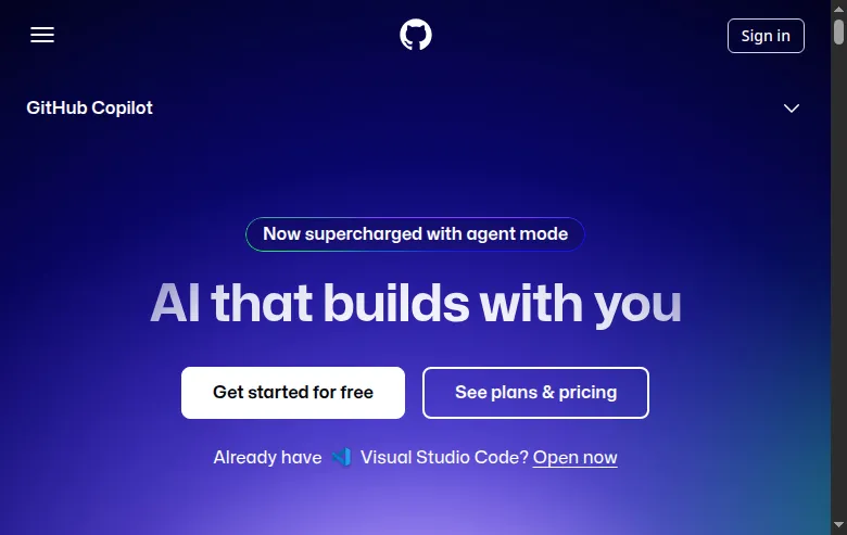 A picture of GitHub Copilot