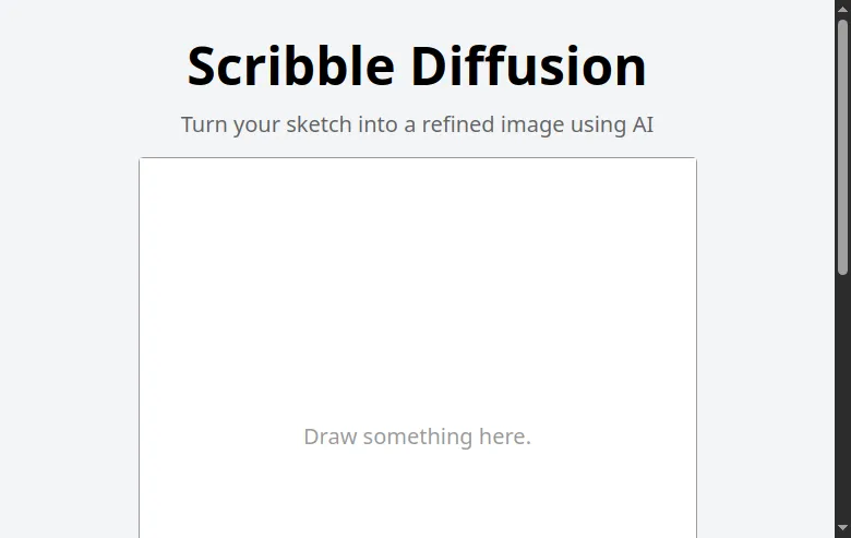 A picture of Scribble Diffusion